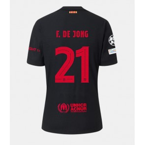 Barcelona Frenkie de Jong #21 Gostujuci Dres 2024-25 Kratak Rukavima